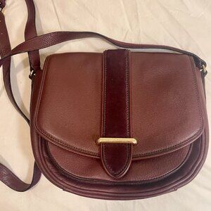 Kate Spade Suede and Leather Top Flap Bag